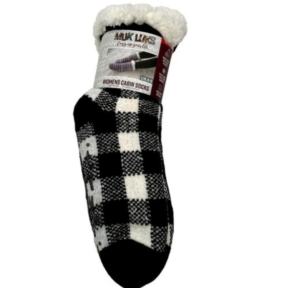 Muk Luks Women's Cabin Winter Socks Two Pair Pack Brand New In Original Package - Picture 2 of 12